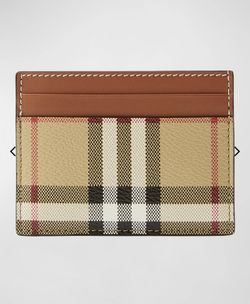 Burberry Sandon Check Card Holder
