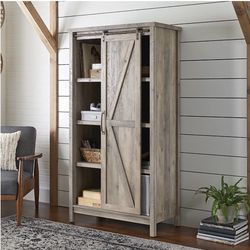 Modern Farmhouse Bookcase/Storage Cabinet(New)