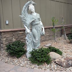 Life size Marble Statue  6’x30”
