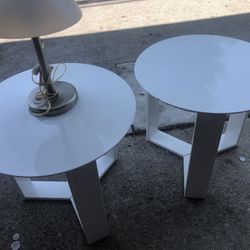 White Little Tables 
