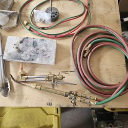 Oxyacetylene Torch And Various Supplies 