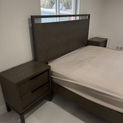 King Bed Frame With Nightstands