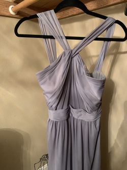 David’s Bridal Size 2 Grey Bridesmaid Dress