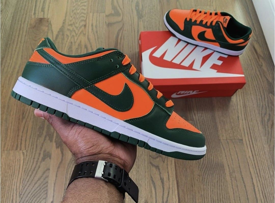Nike Dunk Low Miami Hurricanes sz 11.5