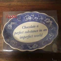 Spode Chocolate Dish In Decorative Box