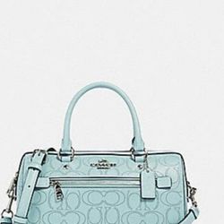 Seafoam Rowan Coach Satchel 