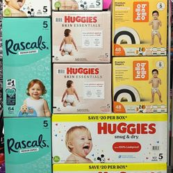 Size 5 diapers