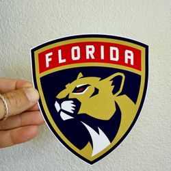 5 inch Florida Panthers NHL Sticker Hockey Decal Car Bumper Vinyl Window