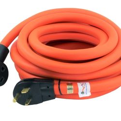 AC WORKS Heavy Duty Durable Extension Cord (25FT NEMA 6-50 Welder) 25 ft