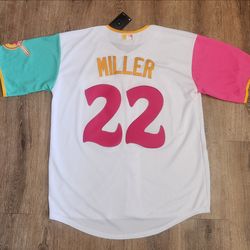 Mason Miller San Diego Padres City Connect Jersey Mens Large NEW