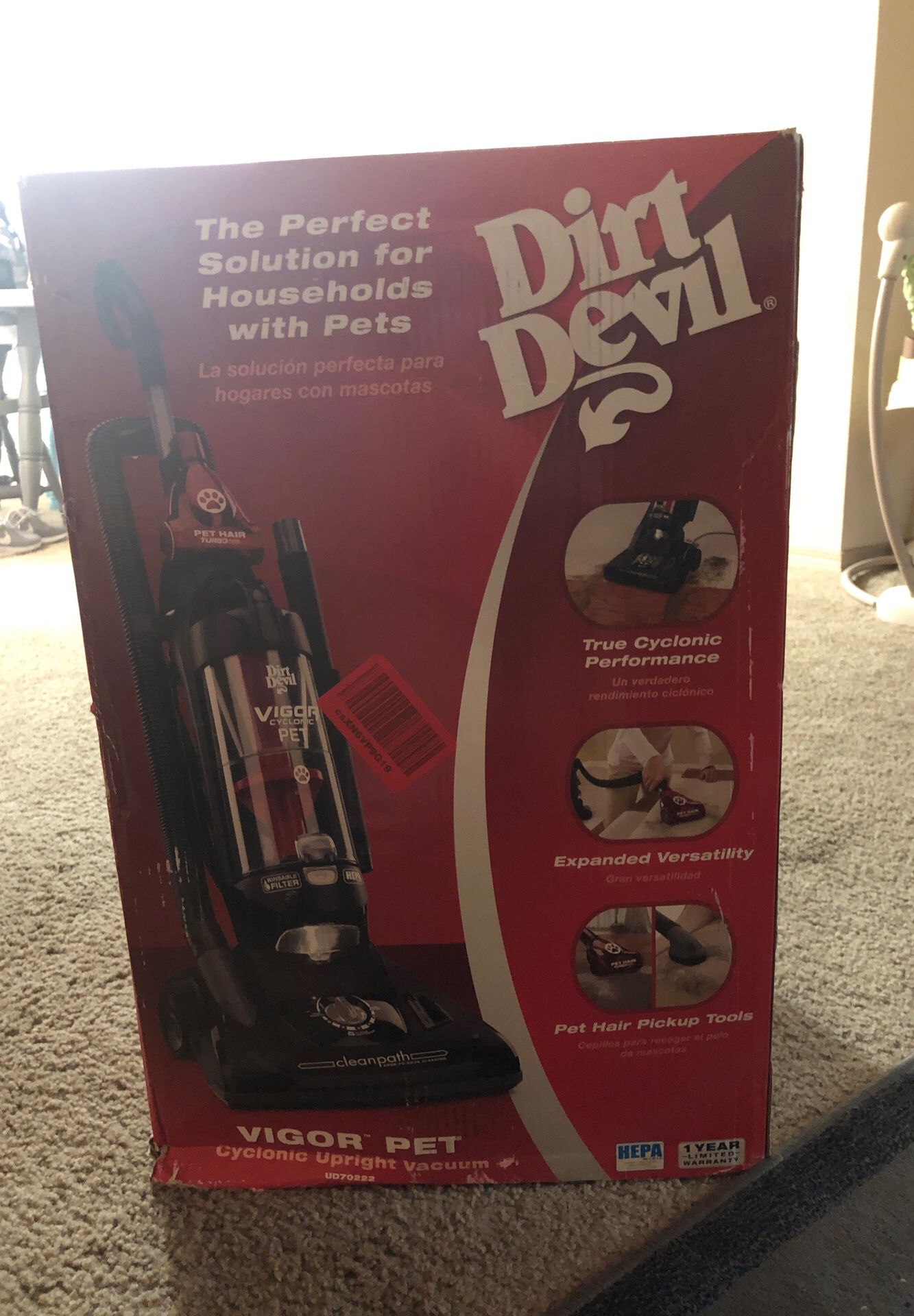 Dirt devil vacuum, pet edition