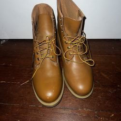 Mens Timberland Leather Boots Size 12