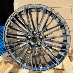 20 Inch Black Chrome Wheels Fits Lexus Toyota 250 300h 350 200T Sienna Camry 20x8 +30
