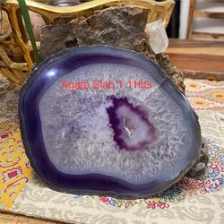 Agate Purple Dyed Slab from Brazil 1.2lbs
