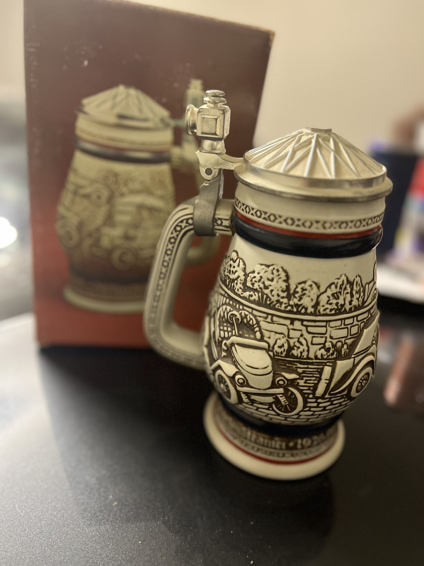 Avon Sporting Stein Decanters