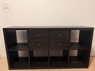 IKEA KALLAX 2x4 Shelving Unit with Drawers