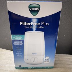Vicks Filter Free Plus Cool Mist Ultrasonic Humidifier - 1.2gal