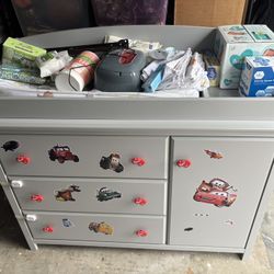 Changing Table that Converts to a Dresser