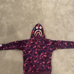 Bape Purple Zip up 