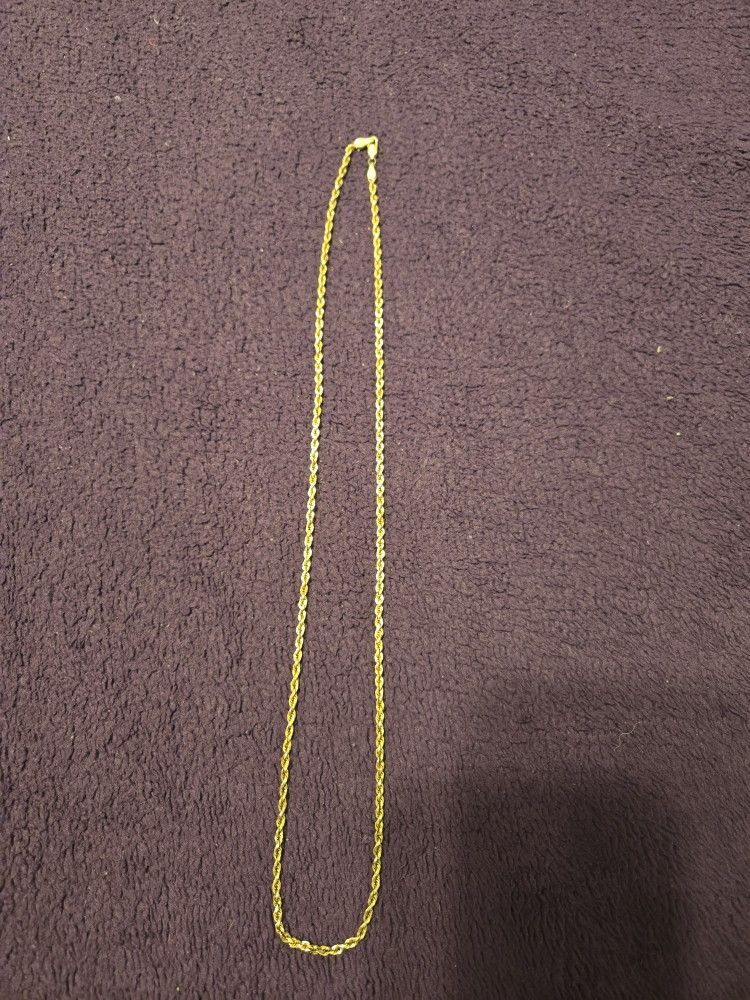 Cadena De Oro 14k 24 De Largo 13g Solid