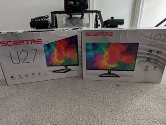 Two Sceptre U27 4K UHD Monitor