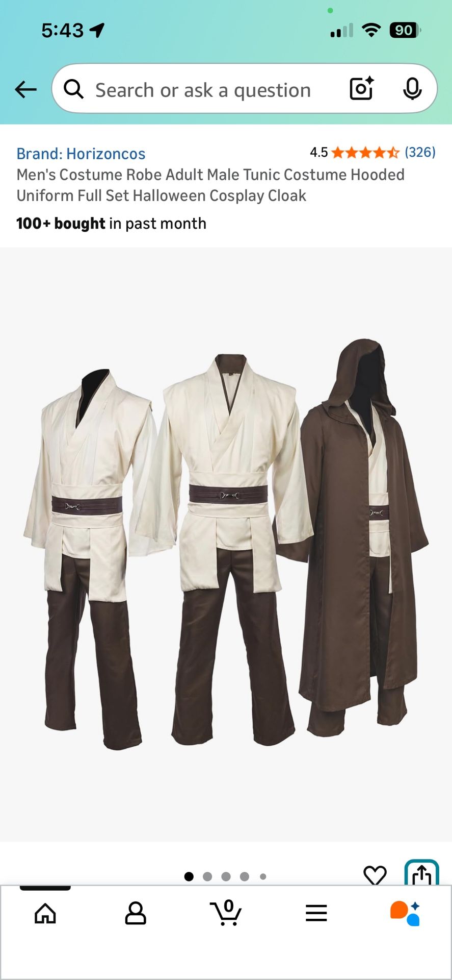 Men's Costume Robe Adult Male Tunic Costume Hooded Uniform Full Set Halloween Cosplay Cloak