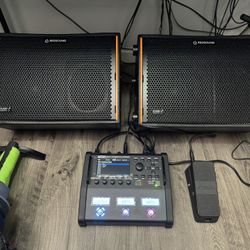 FrFr Speakers .Red sound Rk8s  Excellent Condition!