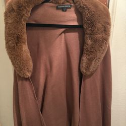 Boston Proper Faux Fur Wrap