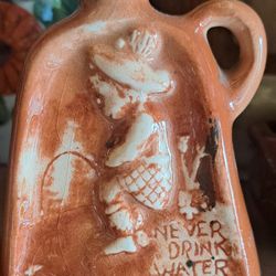 vintage porcelain flask