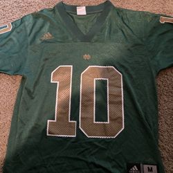 Kids Norte Dame Jersey Size Medium  