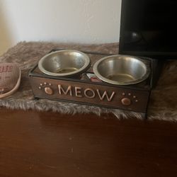 Metal Cat Bowls 