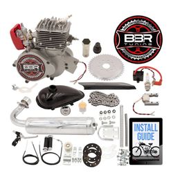 2 Stroke Motorized Bike Kit And Beach Cruiser
