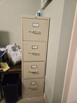 4-Drawer Metal Filing Cabinet