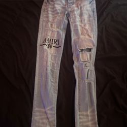 Amiri label jeans