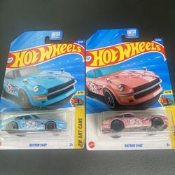 🔥🔥Sakura  Art🌺Datsun Z Pink And Blue Hot Wheels Each One 5$🔥🔥