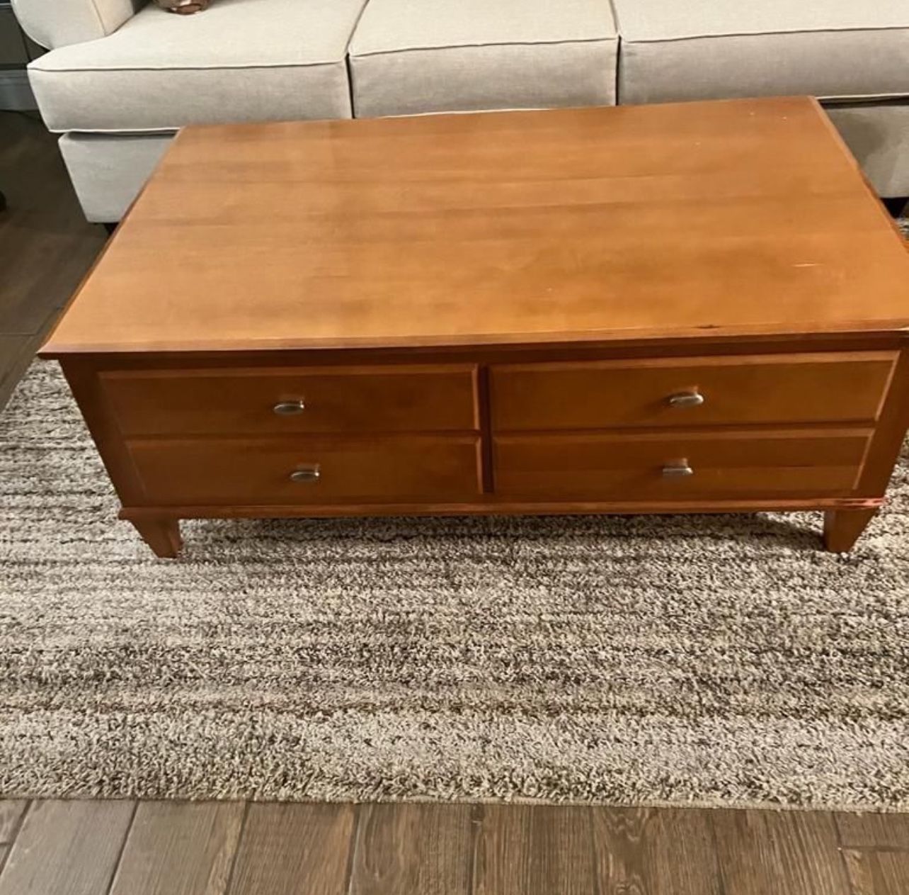 Ethan Allen Center Table And Side Table