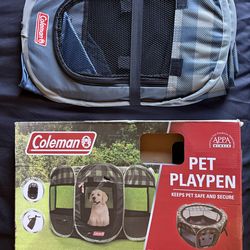 Dog pop up play pen