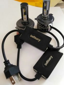 2 pcs LED Car Headlights, Fogs, & Daytime (White 6500k, 8000 Lumens) *6 Months Warranty*