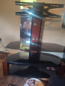 Wood ,glass. TV stand
