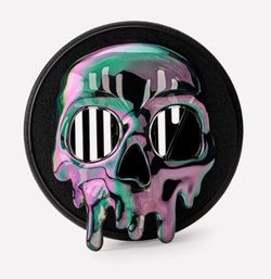 Spooky! BATH & BODY WORKS🖤💀DRIPPING SKULL 💀 🖤Vent or visor clip fragrance holder