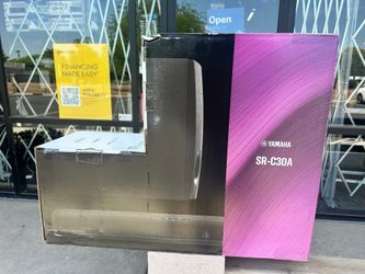 BRAND NEW- AUTHORIZED DEALER!!! Yamaha SR-C30A Compact Sound Bar with Wireless Subwoofer