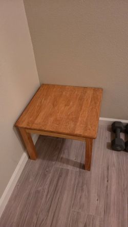 Wood table