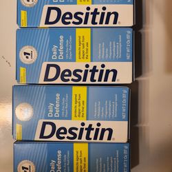 Desitin Daily Defense 2 https://offerup.com/redirect/?o=b3ouVHViZQ== Fresh Scent cream. New. Set of 4 boxes. 

