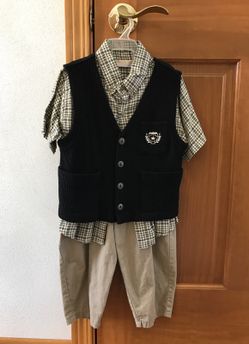 Shirt, pants and vest - size 4T