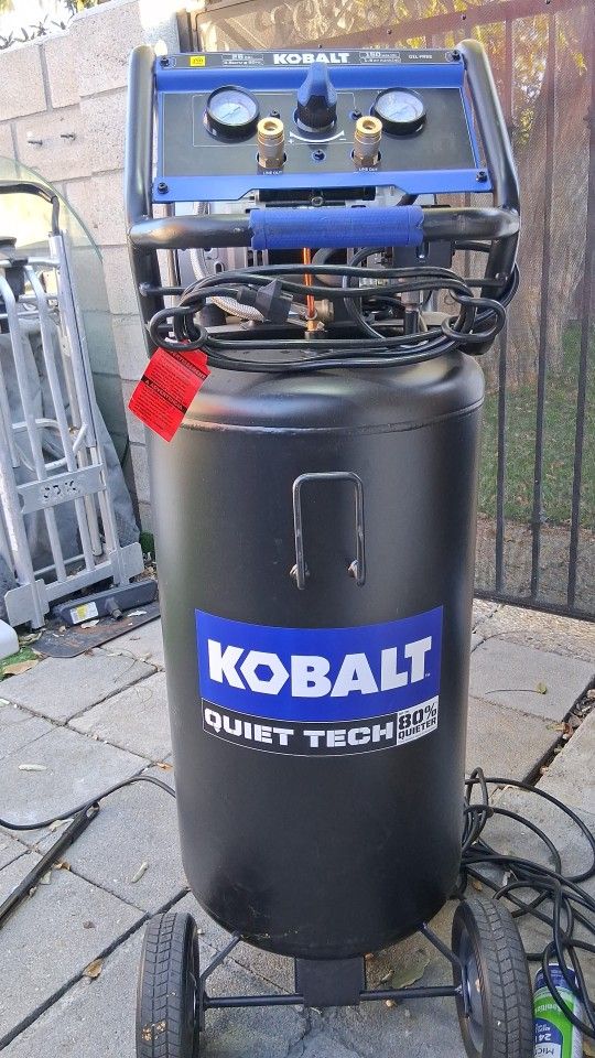 KOBALT
QUIET TECH 26-Gallon Portable Electric 150 PSI Vertical Air Compressor