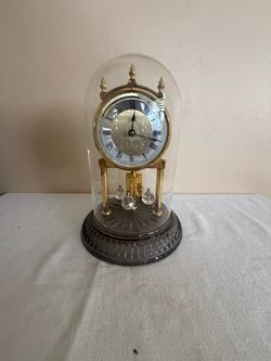 Anniversary Clock with Glass Dome