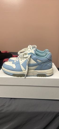 off whites baby blue