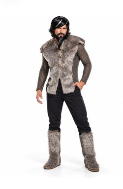 NWT Rubie's Zoolander 2 Derek Faux Fur Costume Men's Adult Size: M