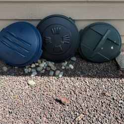 Garbage can lids