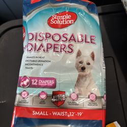 Small Dog Diapers – 2 Packs for $2